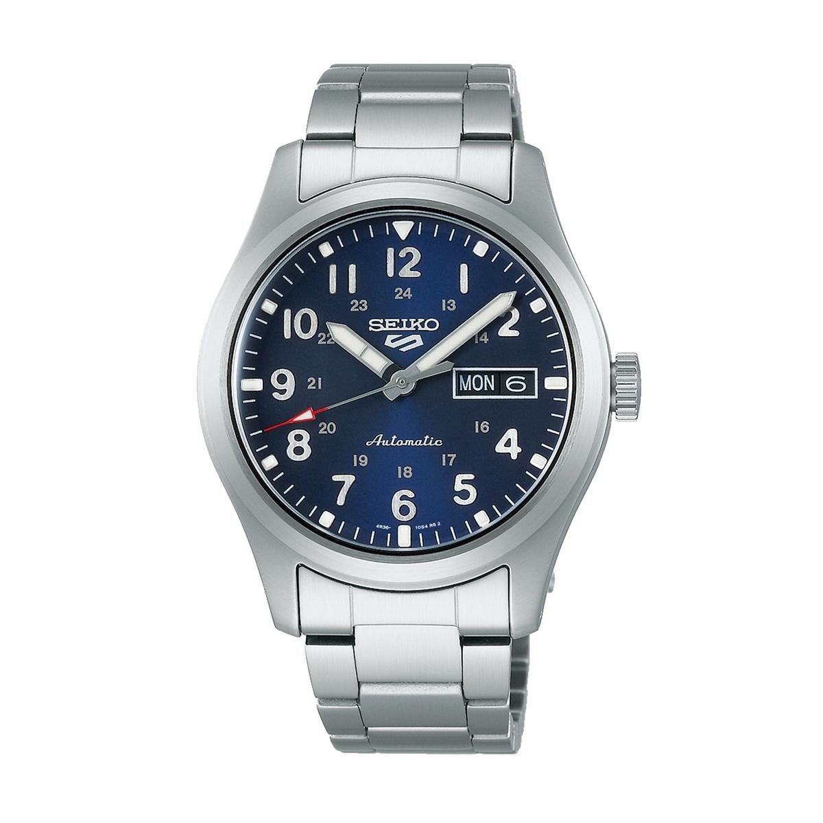 Seiko 5 Sports Sports Style 39mm Blue Dial Automatic Men's Watch SRPG29K1 - Watch Enclave