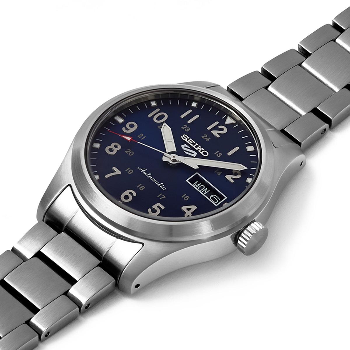 Seiko 5 Sports Sports Style 39mm Blue Dial Automatic Men's Watch SRPG29K1 - Watch Enclave