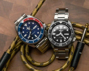 Seiko SRPD53K1 5 Sports Automatic Blue Dial Silver Steel Strap Watch For Men Seiko