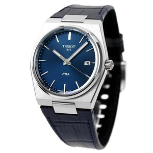 Tissot T137.410.16.041.00 PRX Blue Dial Blue Leather Strap Watch for Men Tissot