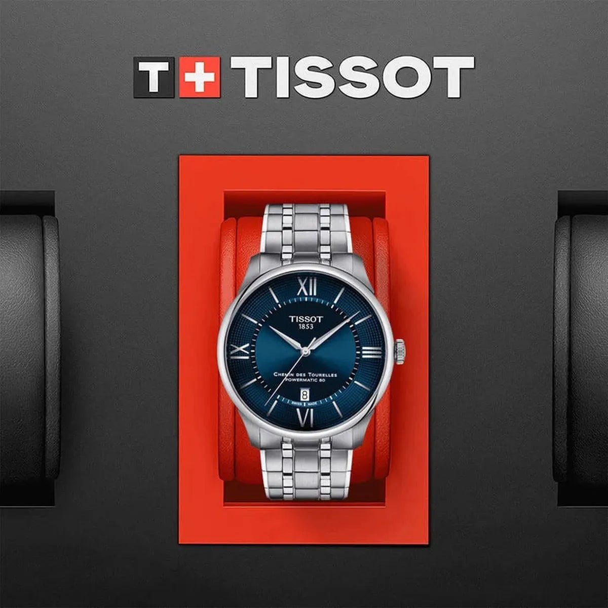 Tissot Chemin des Tourelles Powermatic 80 42mm Blue Dial Men's Watch T139.407.11.048.00 - Watch Enclave