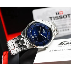 Tissot Chemin des Tourelles Powermatic 80 42mm Blue Dial Men's Watch T139.407.11.048.00 - Watch Enclave