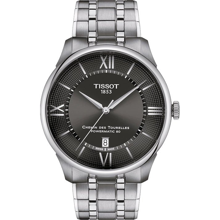 Tissot Chemin des Tourelles Powermatic 80 42mm Green Dial Men's Watch T139.407.11.068.00 - Watch Enclave