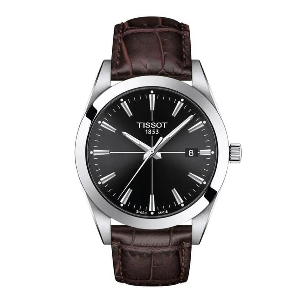 Tissot Gentleman Quartz 40mm Black Dial Men's Watch T127.410.16.051.01 - Watch Enclave