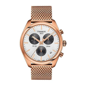 Tissot PR 100 Sport Gent Chronograph 41mm Black PVD Men's Watch T101.417.33.031.01 - Watch Enclave