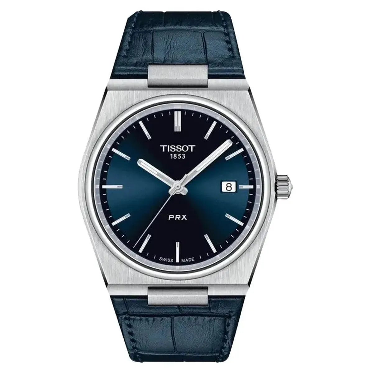 PRX 40mm Quartz Dial & Leather Strap Watch T137.410.16.041.00