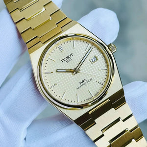 Tissot PRX Powermatic 80 40mm White Dial Rose Gold PVD Men's Watch T137.407.33.021.00 - Watch Enclave