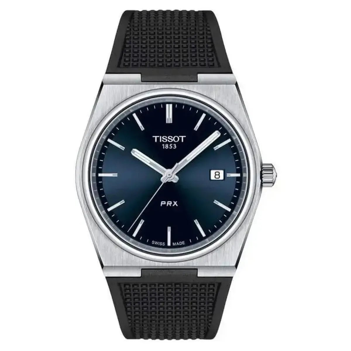 PRX Quartz Blue Dial 40mm Watch on Rubber Strap T137.410.17.041.00