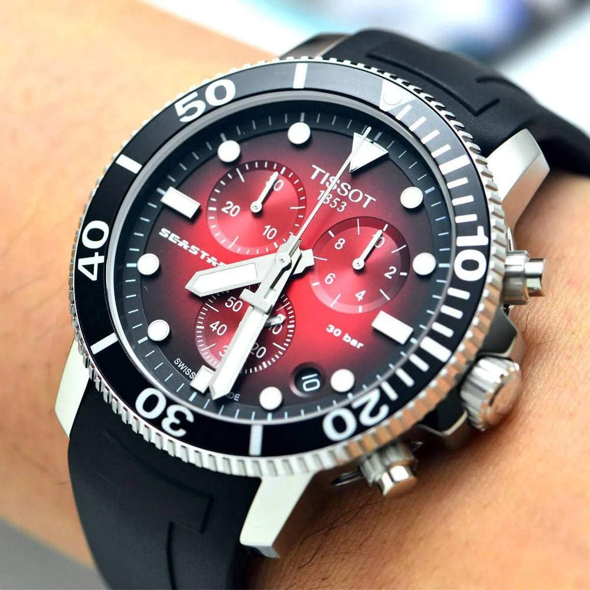 Tissot Seastar 1000 Chronograph Quartz Men's Watch T120.417.17.421.00 - Watch Enclave