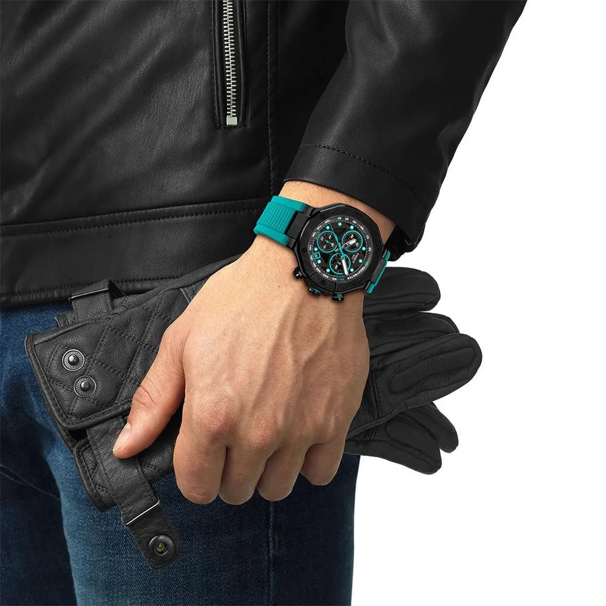Tissot T - Race Quartz Chronograph 45mm Black PVD Men's Watch T141.417.37.051.01 - Watch Enclave