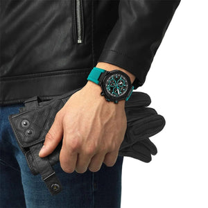 Tissot T - Race Quartz Chronograph 45mm Black PVD Men's Watch T141.417.37.051.01 - Watch Enclave