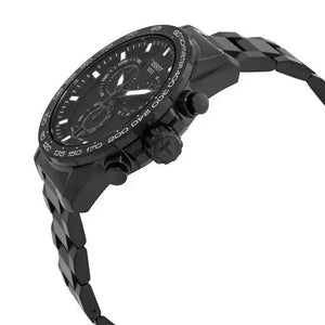 Tissot T125.617.33.051.00 Supersport Chrono Black Dial Black Steel Strap Watch For Men Tissot