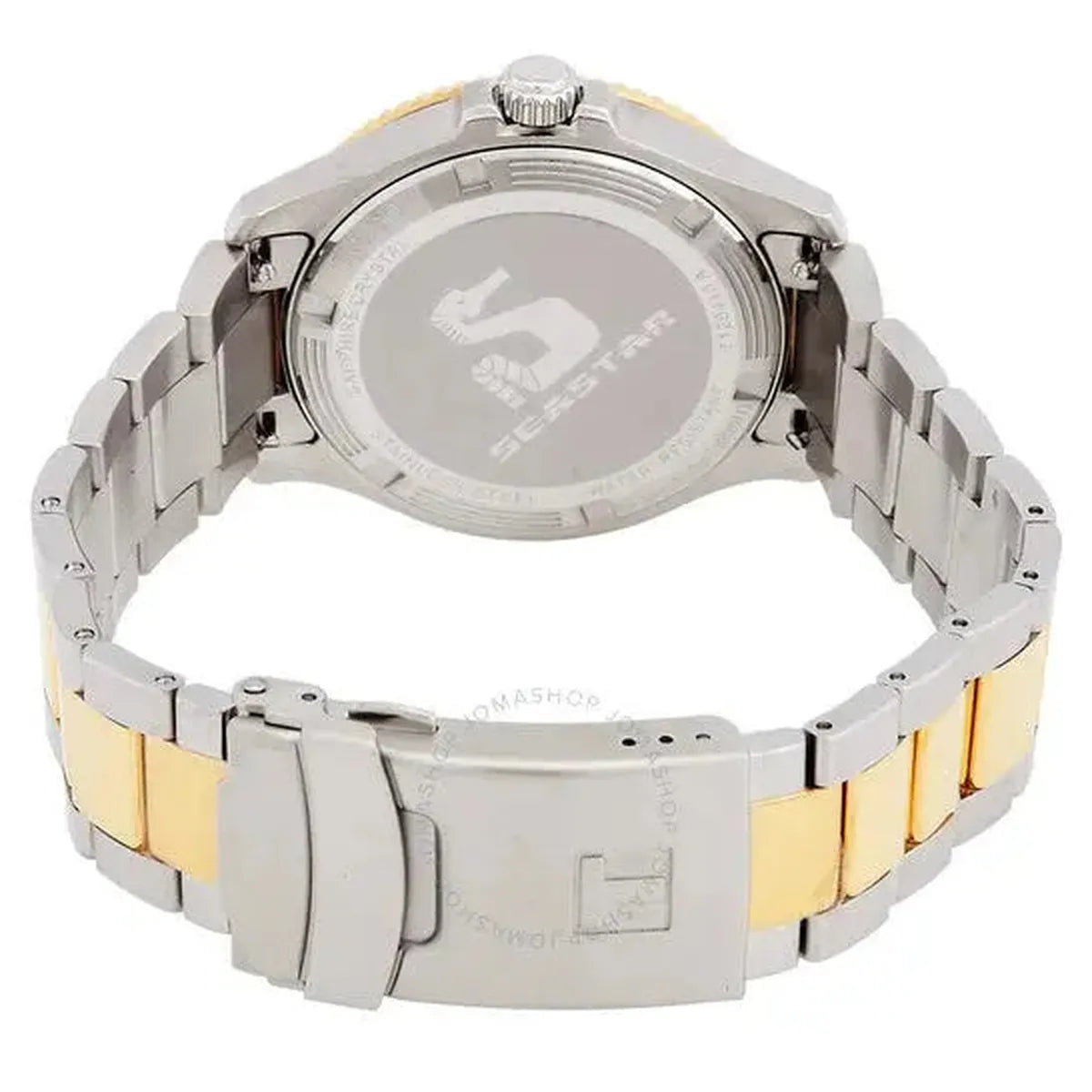 Tissot T120.410.22.051.00 Seastar 1000 Black Dial Two Tone Steel Strap Watch For Men Tissot