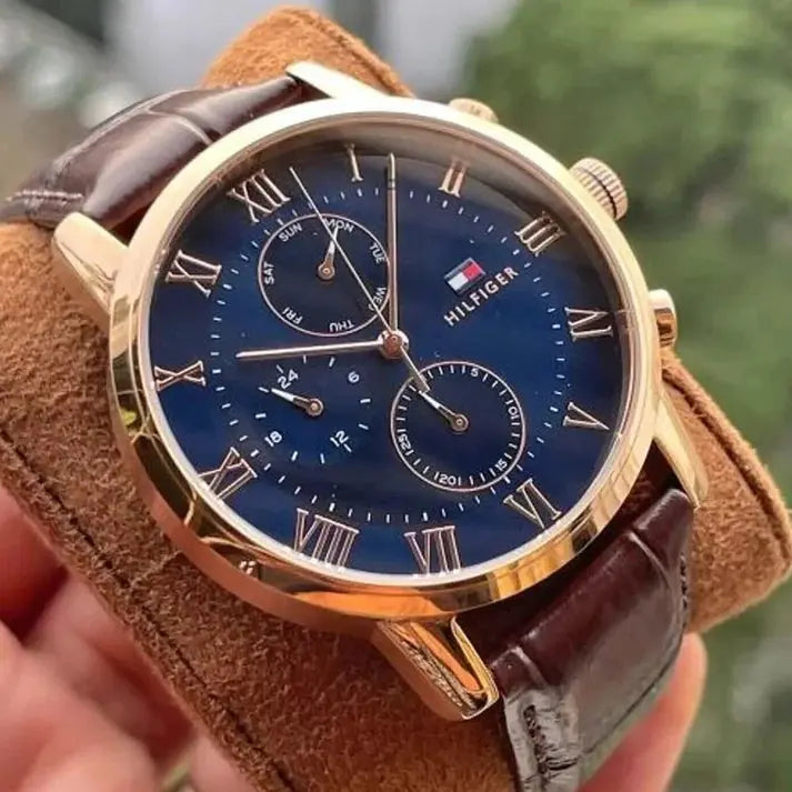 Tommy Hilfiger 1791399 Kane Brown Leather Men's Watch Tommy Hilfiger