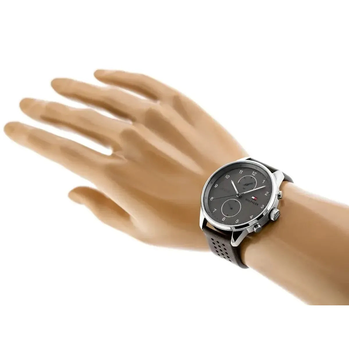 Tommy Hilfiger 1791579 Chase Quartz Brown Dial Brown Leather Strap Watch for Men Tommy Hilfiger