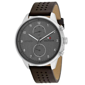Tommy Hilfiger 1791579 Chase Quartz Brown Dial Brown Leather Strap Watch for Men Tommy Hilfiger