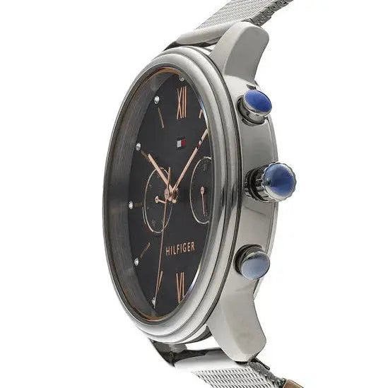 Tommy Hilfiger 1782304 Blake Quartz Grey Dial Silver Mesh Bracelet Watch for Men Tommy Hilfiger