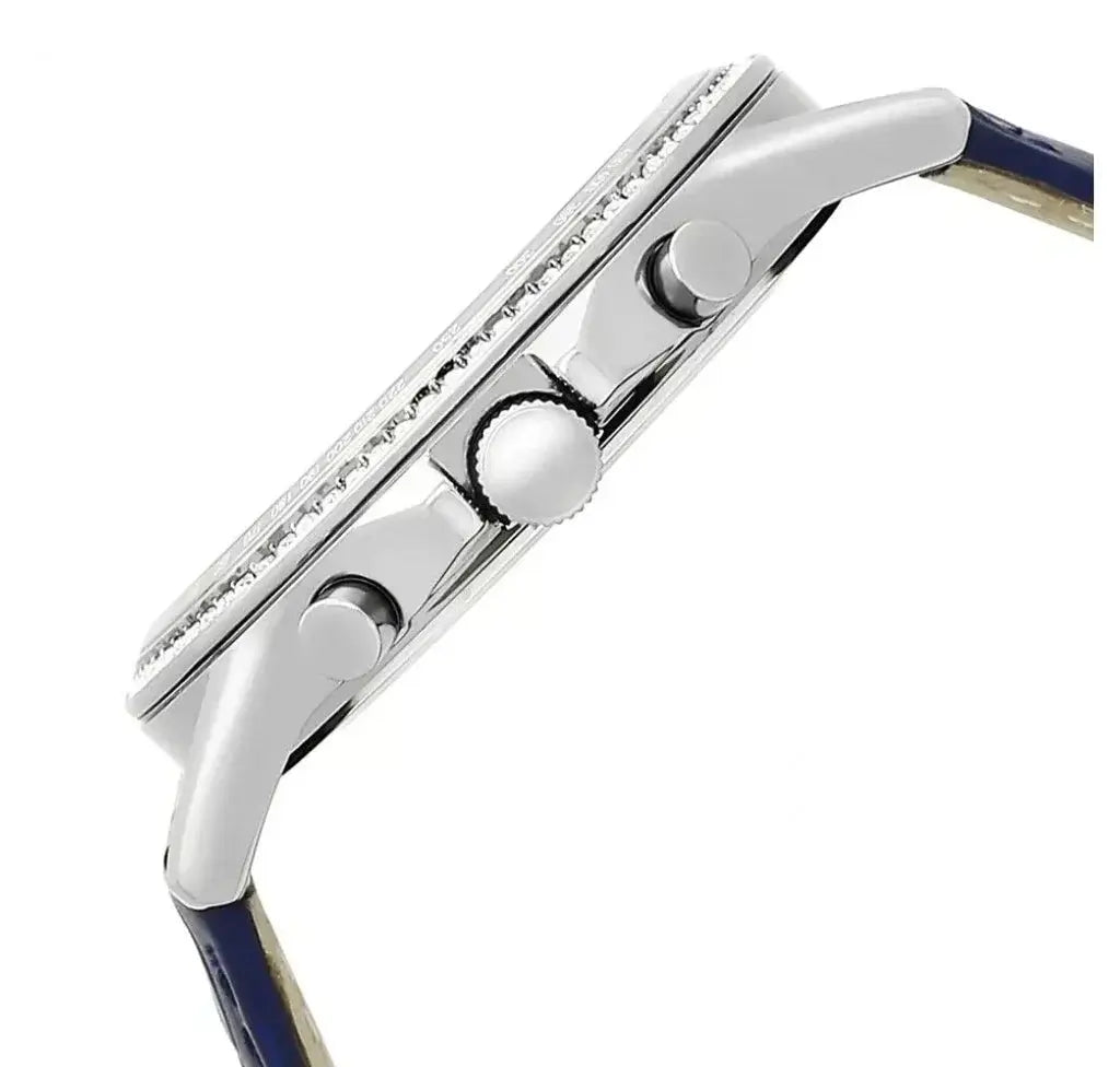 Tommy Hilfiger 1781979 Ari Quartz Diamonds Blue Dial Blue Leather Strap Watch for Women Tommy Hilfiger