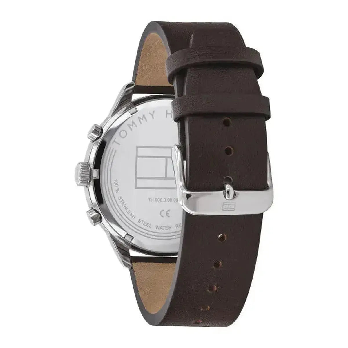 Tommy Hilfiger 1791579 Chase Quartz Brown Dial Brown Leather Strap Watch for Men Tommy Hilfiger