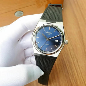 Tissot T137.410.17.041.00 PRX Blue Dial Black Rubber Strap Watch For Men Tissot