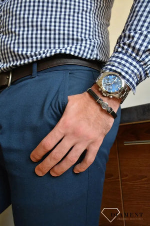 Hugo Boss 1513755 Hero Sport Blue Dial Silver Steel Strap Watch for Men Hugo Boss