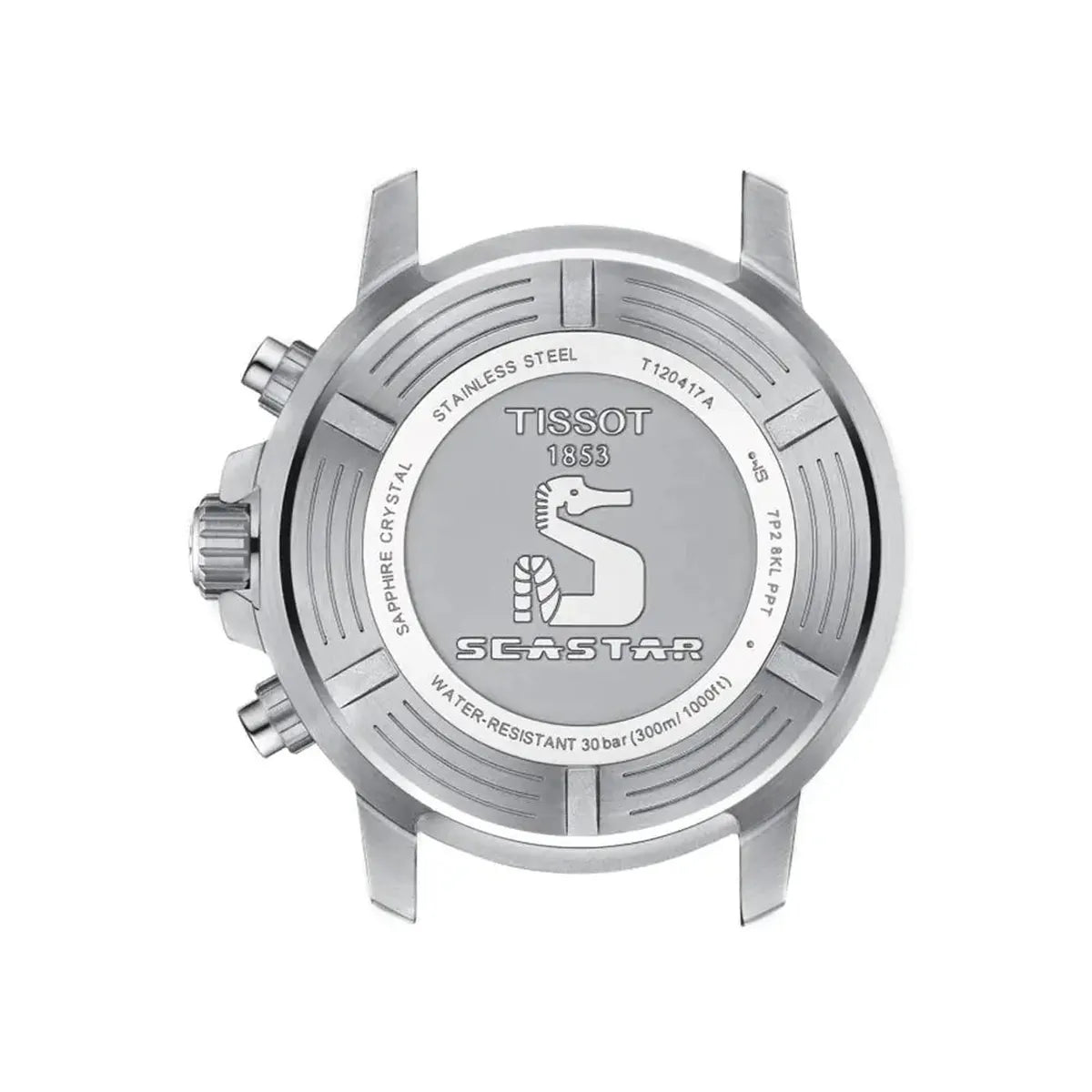 Tissot SeastarT120.417.11.041.00 Chronograph Blue Dial Silver Steel Strap Watch For Men - T120.417.11.041.00 Tissot